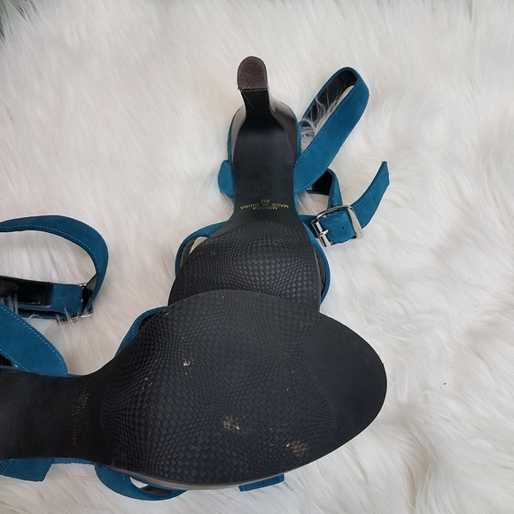 Apostrophe heels size 8 brown or blue - Picture 6 of 8